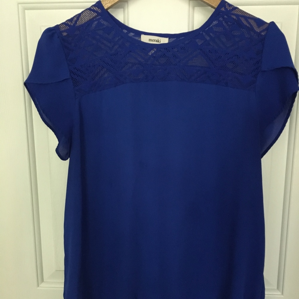 Blue meraki Blouse